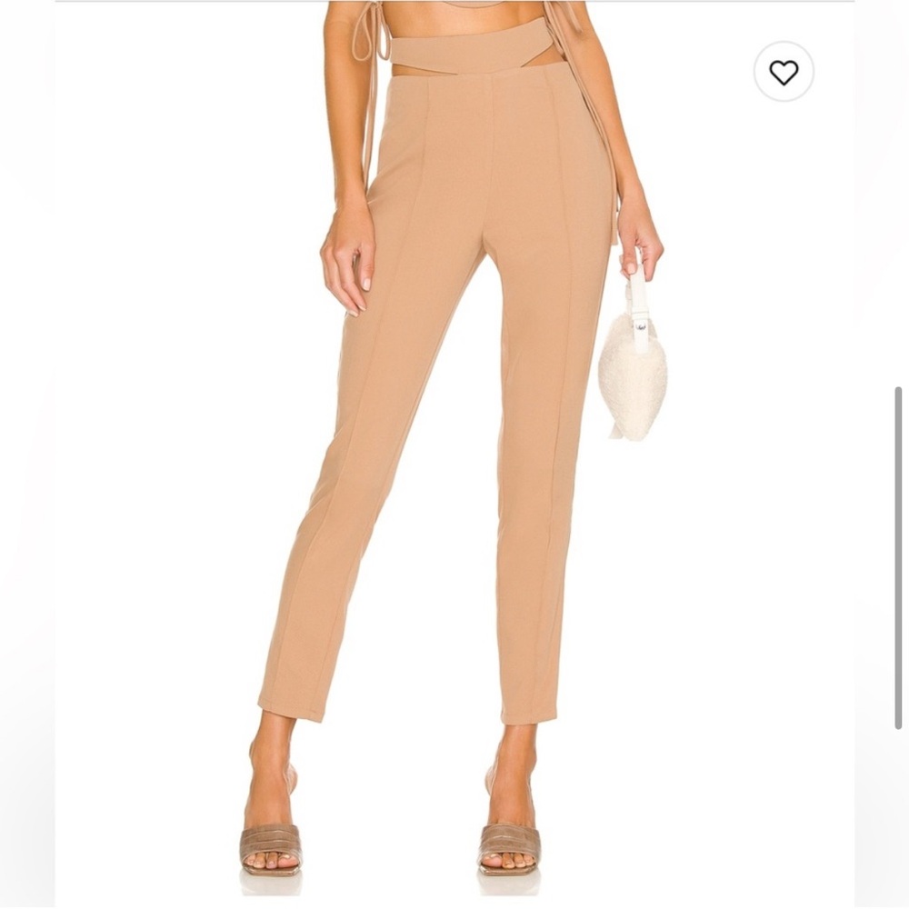 NWT Camila Coelho Tan Skinny Pants